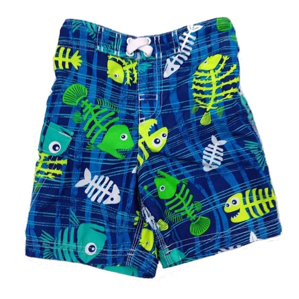 Joe Boxer Swim Boardshorts Fishbones Pattern Boys 2T